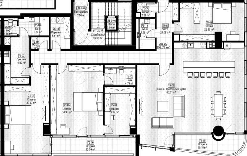Продава 4-СТАЕН, гр. София, Младост 3, снимка 10 - Апартаменти - 52364040