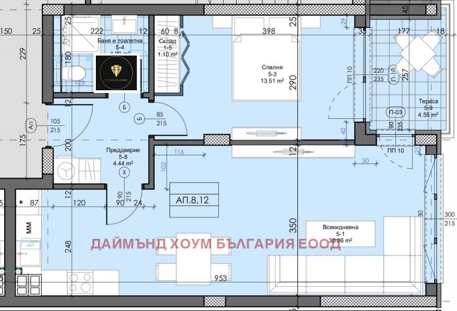 Myytävänä  1 makuuhuone Plovdivin alue , Asenovgrad , 77 neliömetriä | 61048663 - kuva [2]