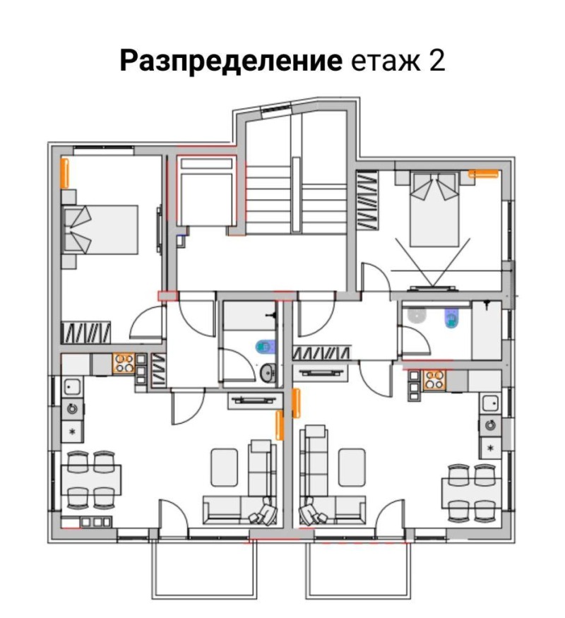 De vânzare  1 dormitor Sofia , Malinova dolina , 76 mp | 68609265 - imagine [4]