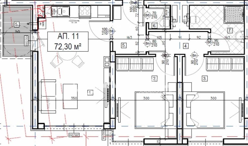 Na sprzedaż  2 sypialnie Sofia , Mladost 4 , 85 mkw | 55553052 - obraz [4]