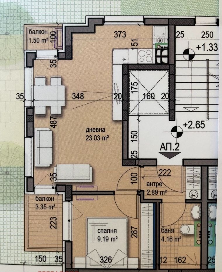 Продава 2-СТАЕН, гр. София, Надежда 3, снимка 3 - Aпартаменти - 49230553