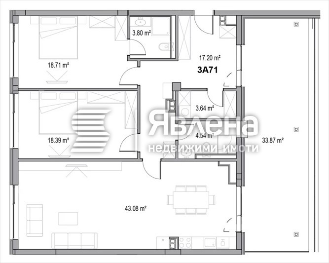 Продава 3-СТАЕН, гр. Пловдив, Христо Смирненски, снимка 4 - Апартаменти - 52619643