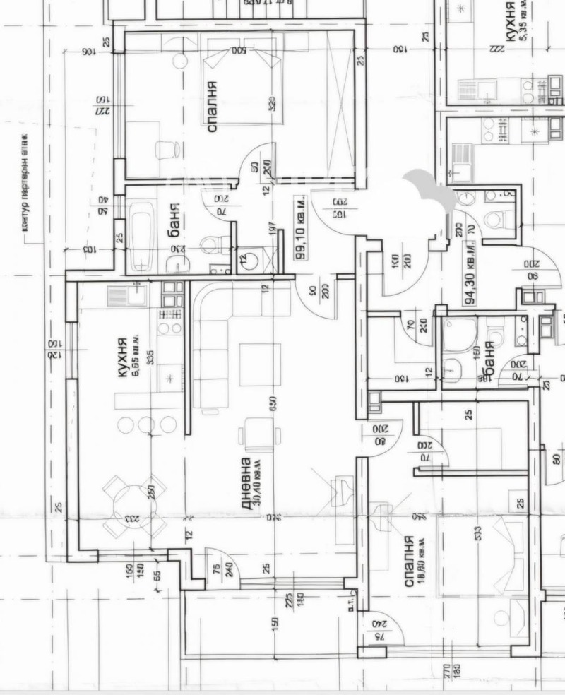 Продава 3-СТАЕН, гр. София, Манастирски ливади, снимка 4 - Апартаменти - 52847270