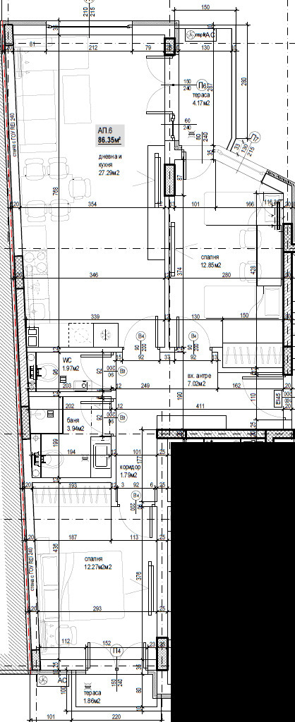 Na prodej  2 ložnice Plovdiv , Kjučuk Pariž , 111 m2 | 92083451