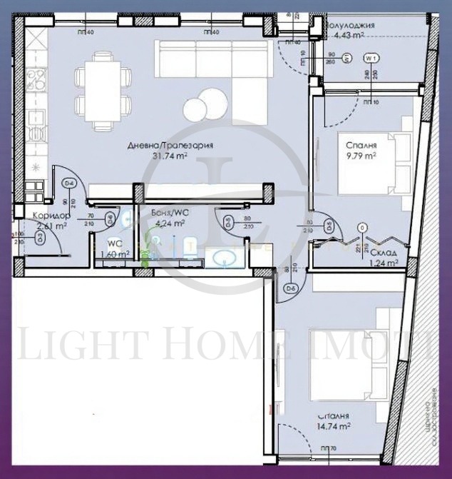 Продава 3-СТАЕН, гр. Пловдив, Младежки Хълм, снимка 3 - Апартаменти - 53080476