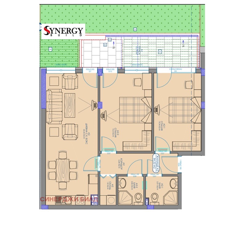 Продава 3-СТАЕН, гр. София, Обеля 2, снимка 13 - Апартаменти - 53523217
