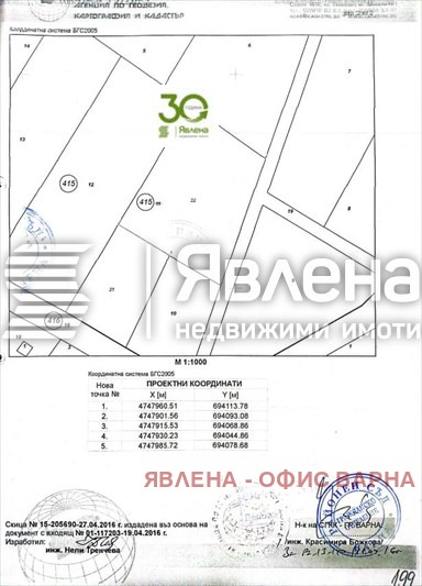 Продава ПАРЦЕЛ, гр. Бяла, област Варна, снимка 2 - Парцели - 53289839