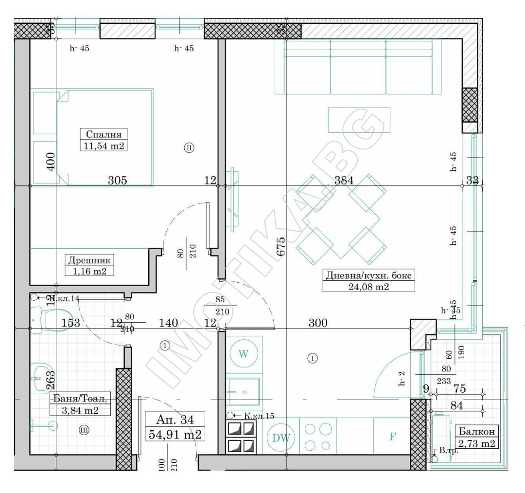 Продава 2-СТАЕН, гр. Варна, Левски 1, снимка 2 - Апартаменти - 55998346