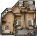 Продава 3-СТАЕН, град София, Полигона • 295600 € / 578143.35 лв. • 35280755 1