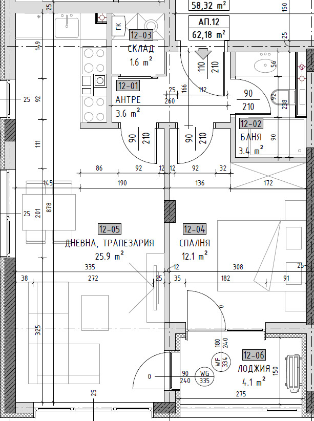 Till salu  1 sovrum Sofia , Malinova dolina , 73 kvm | 46211452 - bild [3]