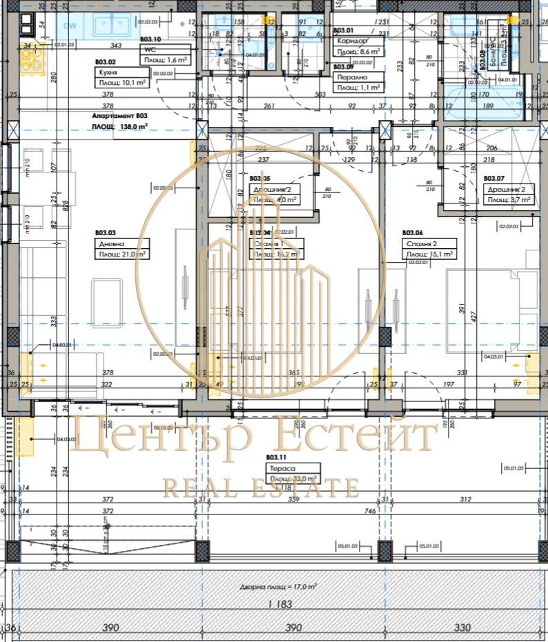 En venta  2 dormitorios Pleven , Mara Dencheva , 161 metros cuadrados | 15835130 - imagen [10]