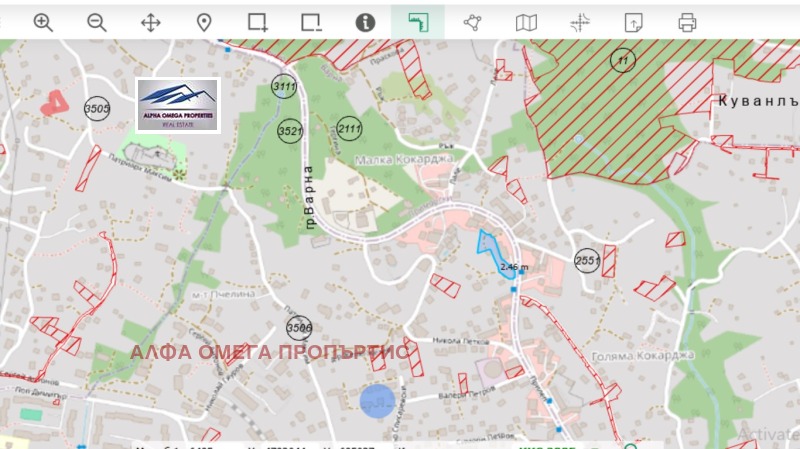 Продава  Парцел град Варна , Изгрев , 2500 кв.м | 58860252