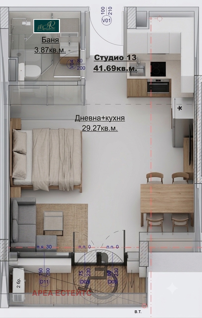 Продава 1-СТАЕН, гр. Царево, област Бургас, снимка 8 - Апартаменти - 55957352