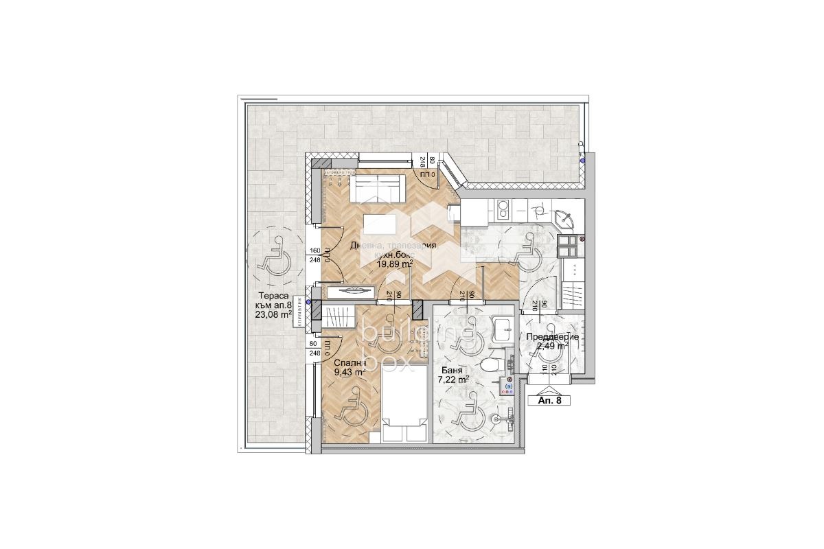 Продава 2-СТАЕН, гр. София, Люлин 8, снимка 2 - Апартаменти - 53716888