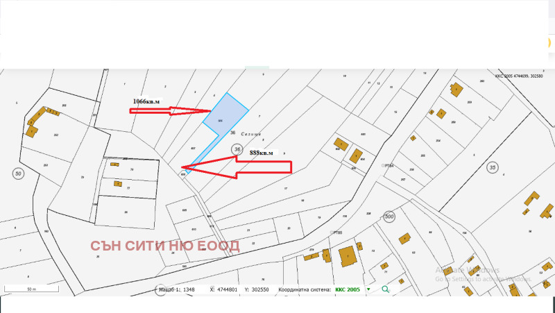 Продава ПАРЦЕЛ, с. Храбърско, област София област, снимка 2 - Парцели - 48785845