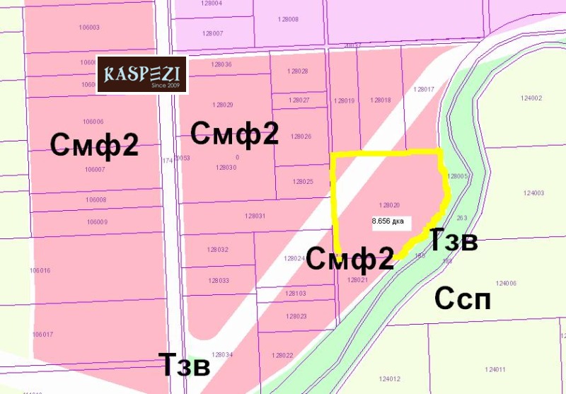 Продава ПАРЦЕЛ в град София, с. Мрамор - 8656 кв.м / 649 200 € » 1 269 724.84 лв., КАСПЕЗИ