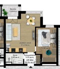 Продава  2-стаен град Пловдив , Коматевско шосе , 61 кв.м | 82937281 - изображение [2]