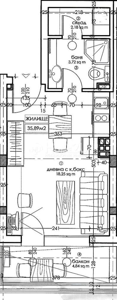 Продава 1-СТАЕН, гр. София, Овча купел, снимка 7 - Апартаменти - 53914558