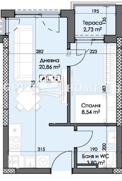 De vânzare  1 dormitor Plovdiv , Traciia , 50 mp | 68751047 - imagine [4]