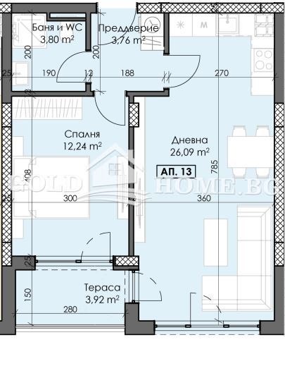 De vânzare  1 dormitor Plovdiv , Traciia , 50 mp | 68751047 - imagine [3]