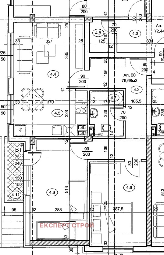 Te koop  2 slaapkamers Sofia , Reduta , 100 m² | 21389640 - afbeelding [2]