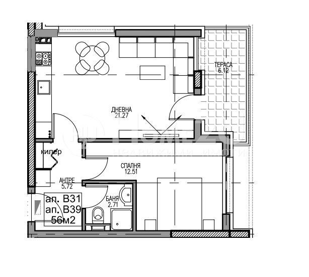 Продава 2-СТАЕН, гр. Варна, Възраждане 1, снимка 4 - Aпартаменти - 48704421