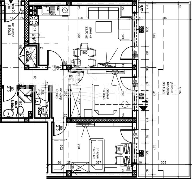 Zu verkaufen  2 Schlafzimmer Plowdiw , Ostromila , 88 qm | 89900204 - Bild [4]