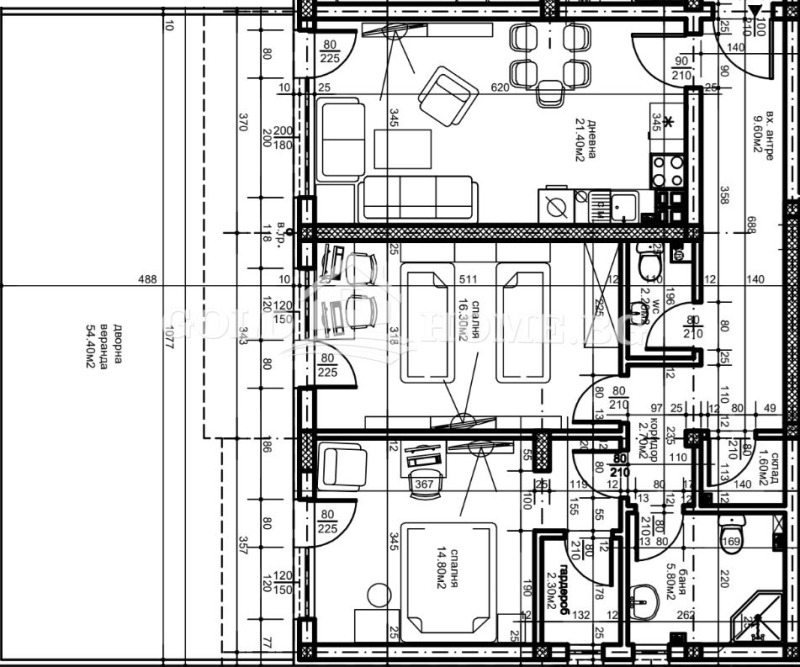 Zu verkaufen  2 Schlafzimmer Plowdiw , Ostromila , 88 qm | 89900204 - Bild [8]