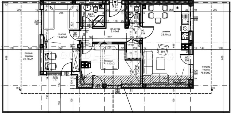Zu verkaufen  2 Schlafzimmer Plowdiw , Ostromila , 88 qm | 89900204 - Bild [9]