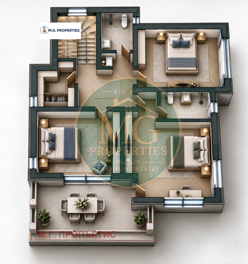 Продава КЪЩА, гр. Варна, м-т Манастирски рид, снимка 13 - Къщи - 56107467