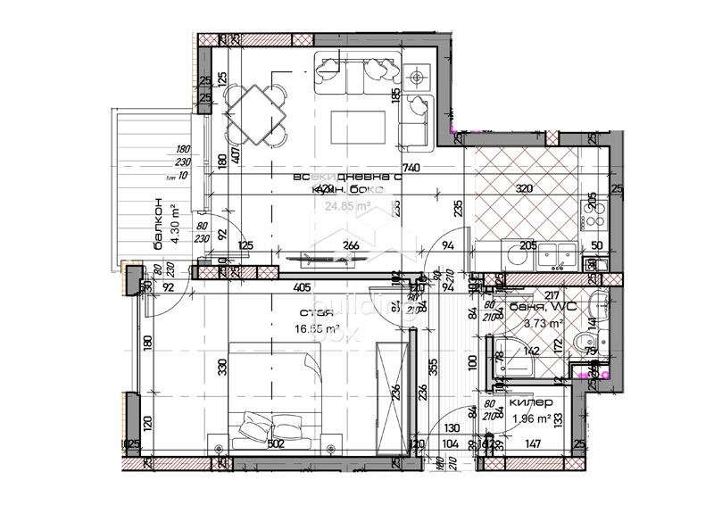 Продава 2-СТАЕН, гр. Варна, Младост 1, снимка 2 - Aпартаменти - 47666107