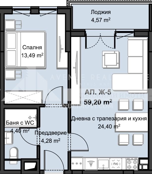 In vendita  1 camera da letto Plovdiv , Hristo Smirnenski , 76 mq | 85465669 - Immagine [2]