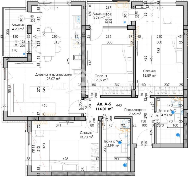 Продава 4-СТАЕН, гр. Пловдив, Южен, снимка 4 - Aпартаменти - 48010875