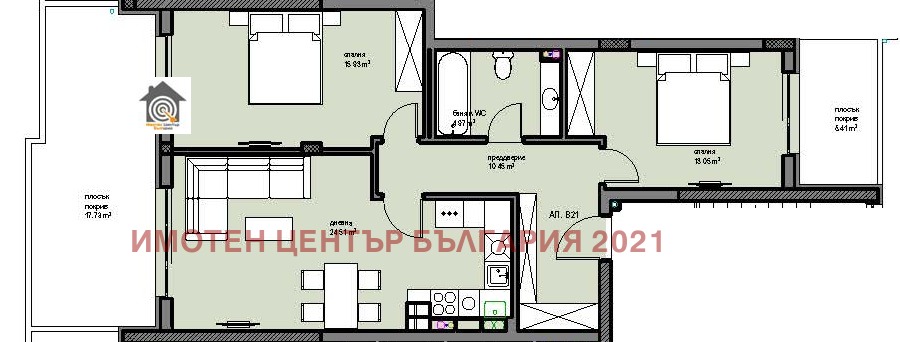 Продава 3-СТАЕН, гр. София, Малинова долина, снимка 2 - Апартаменти - 55092128