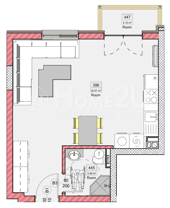 Продается  Студия Варна , Виница , 48 кв.м | 83452094 - изображение [2]