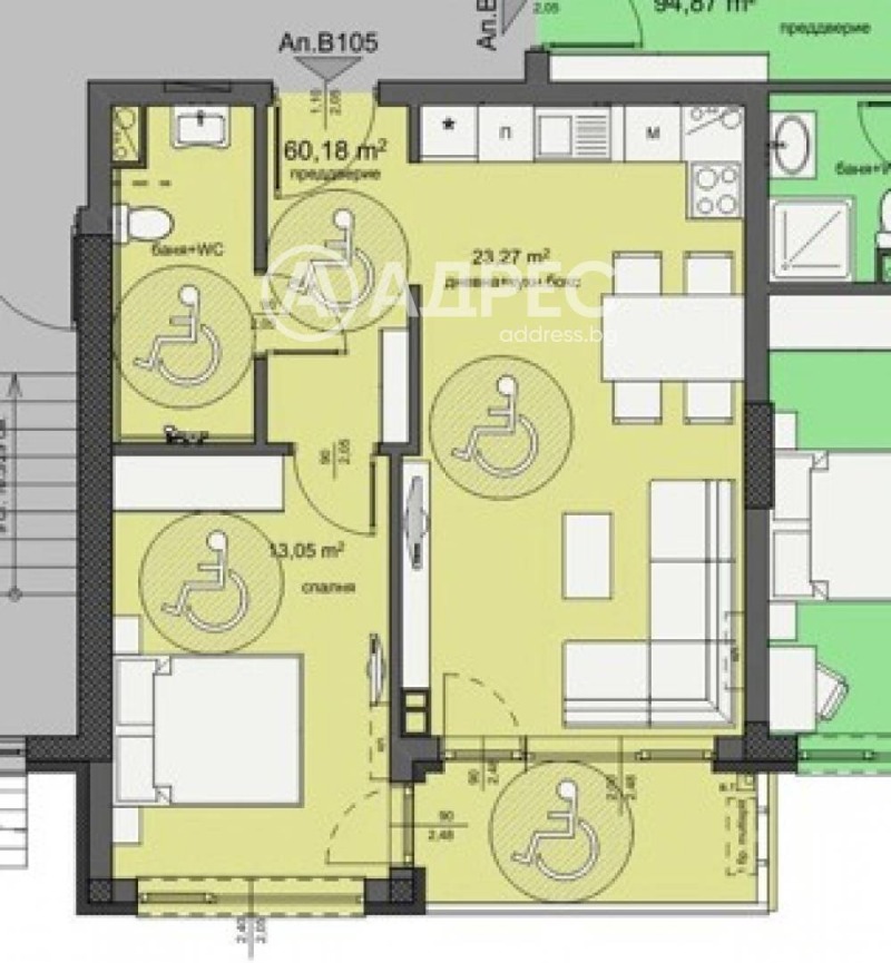 Продава 2-СТАЕН, гр. Бургас, Изгрев, снимка 3 - Апартаменти - 52301071