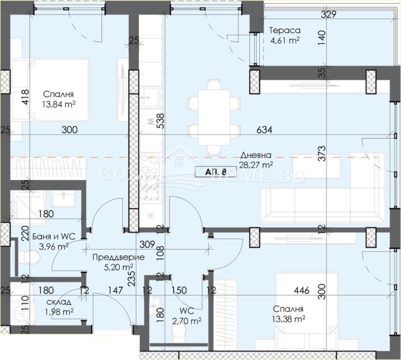 Продава 3-СТАЕН, гр. Пловдив, Тракия, снимка 3 - Aпартаменти - 48233033