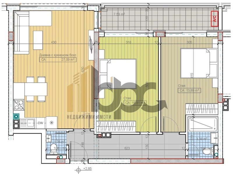 Продава 3-СТАЕН, гр. София, Бояна, снимка 2 - Aпартаменти - 49354428