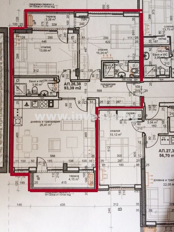 Na prodej  2 ložnice Plovdiv , Centar , 94 m2 | 74034201 - obraz [9]