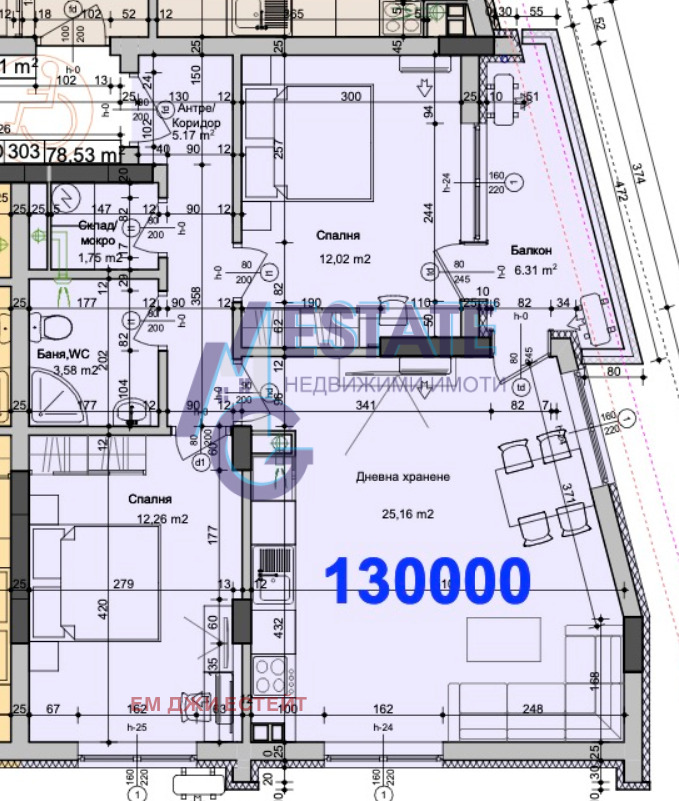 Продава 3-СТАЕН, град Бургас, Хоризонт • 130000 € / 254257.90 лв. • 49837239 1