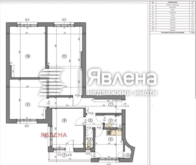 In vendita  3+ camere da letto Sofia , Tsentar , 115 mq | 95550060