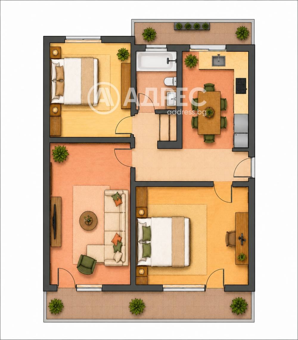 Продава 3-СТАЕН, гр. София, Лозенец, снимка 3 - Апартаменти - 56130816