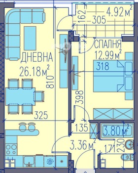 2-стаен град Пловдив, Център 4