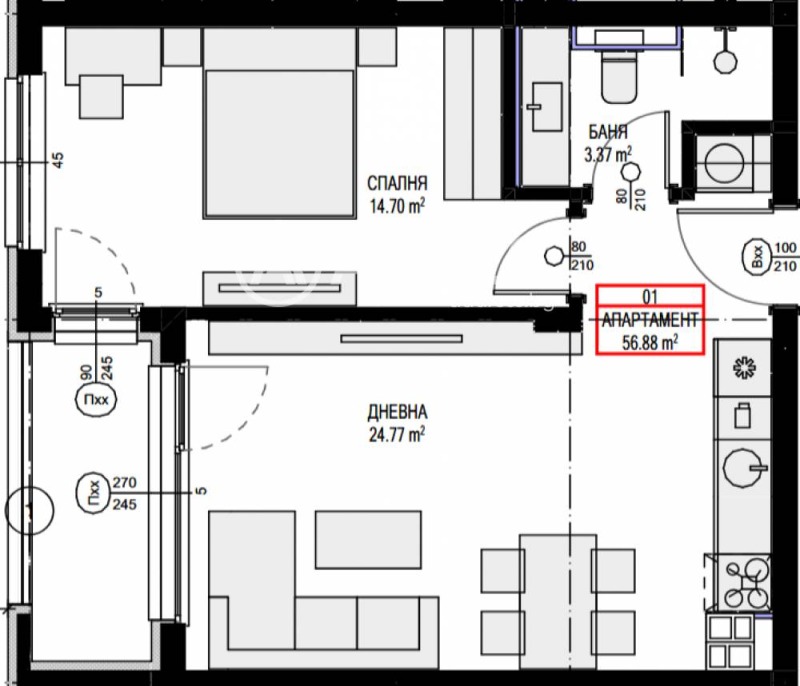 Продава 2-СТАЕН, гр. София, Овча купел 2, снимка 3 - Апартаменти - 52391965