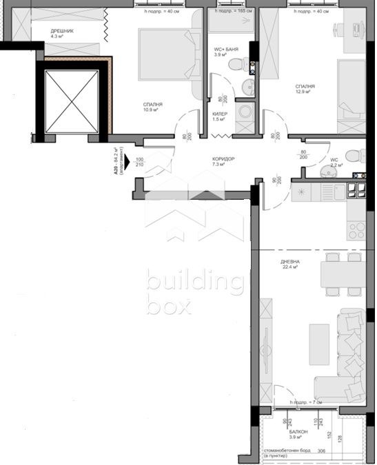 Продава 3-СТАЕН, гр. Варна, Владислав Варненчик 1, снимка 2 - Апартаменти - 53430803