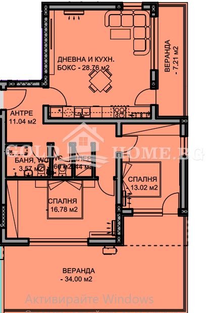 Продава 3-СТАЕН, гр. Пловдив, Остромила, снимка 2 - Апартаменти - 54292967