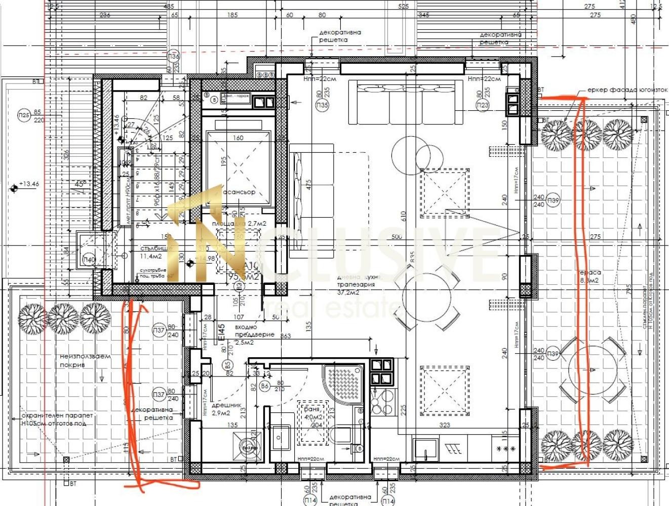 Продава МЕЗОНЕТ, гр. Варна, Център, снимка 7 - Апартаменти - 54130820