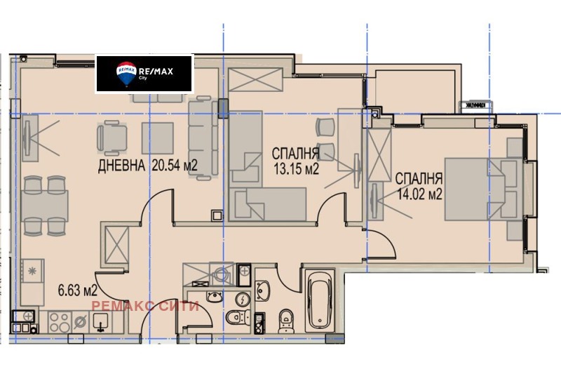 Na sprzedaż  2 sypialnie Sofia , Krastowa wada , 101 mkw | 54812616 - obraz [2]