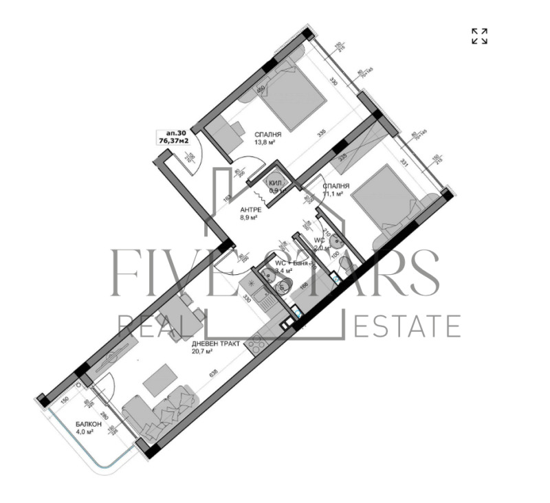 Продава 3-СТАЕН, град Варна, Владислав Варненчик 1 • 135000 € / 264037.05 лв. • 45649464 1