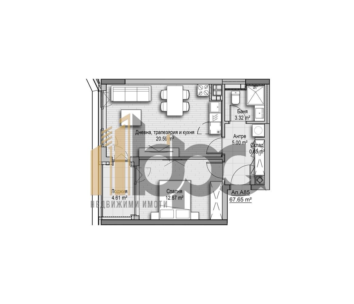 Продава 2-СТАЕН, гр. София, Витоша, снимка 2 - Апартаменти - 53073421